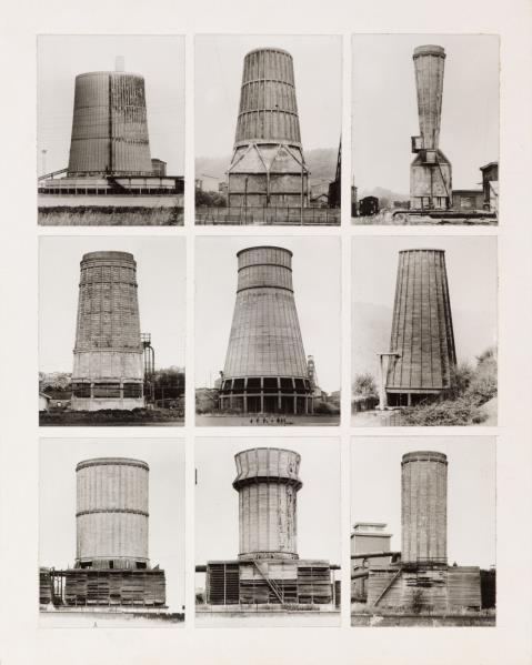 Hilla Becher - Cooling towers Belgium, France, Luxembourg
