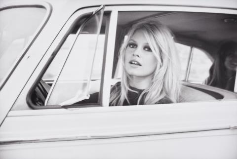 Jacques Héripret - Brigitte Bardot am Steuer ihres Rolls-Royce