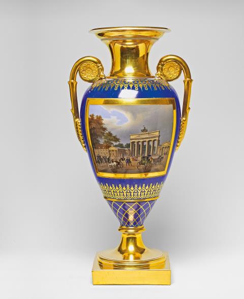 Vase mit zwei Berliner Ansichten