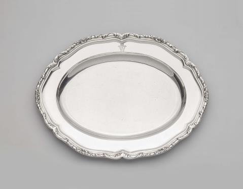 Gebrüder Friedländer - A Berlin silver platter made for Emperor William II