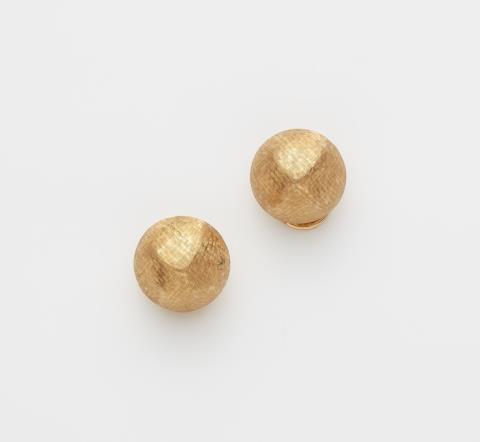 Juwelier Wilm - Paar goldene Ohrclips