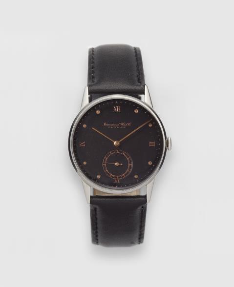 International Watch Co. - A stainless steel IWC gentleman's wristwatch.