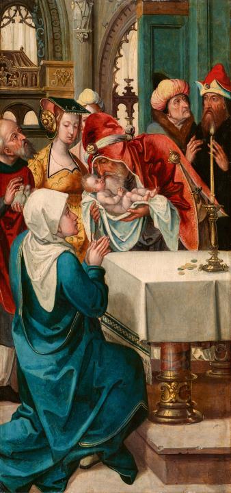Cornelis Engebrechtsz - Darbringung Christi im Tempel