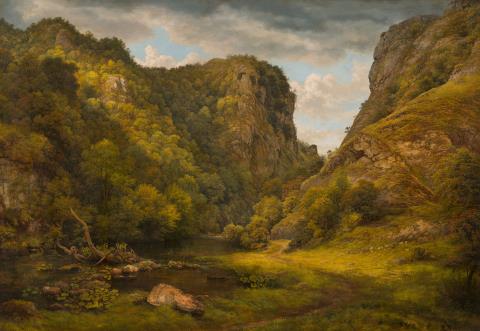John Linnell - English Mountain Landscape