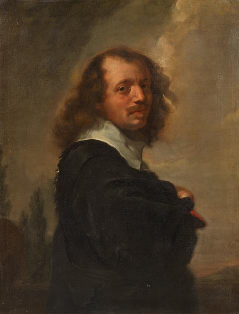  French or Netherlandish School - Portrait of a Man in a Landscape