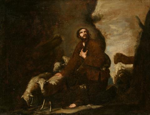 Jusepe de Ribera, studio of - Jacob and the Flock of Sheep