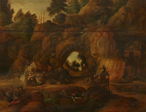 David Teniers the Younger, in the manner of - The Temptation of Saint Anthony