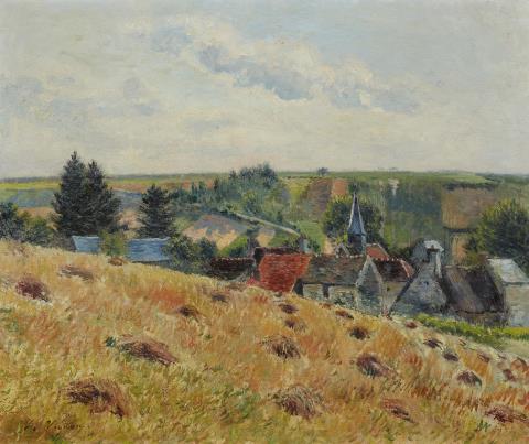 Victor Alfred Paul Vignon - Landschaft mit Dorf