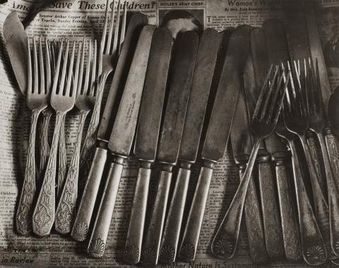 Wright Morris - Drawer with Silverware, Home Place