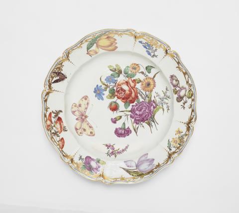 A Nymphenburg porcelain plate linked to the court service