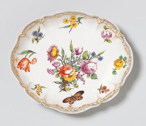 A Nymphenburg porcelain dish related to the court service