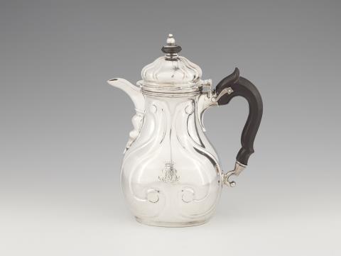 Georg Carl Brenner - A Celle silver coffee pot
