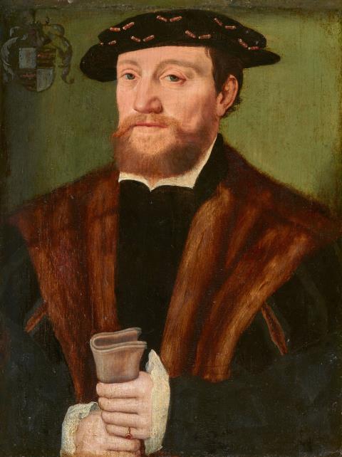 Bartholomaeus Bruyn the Elder - Portrait of a Bearded Man