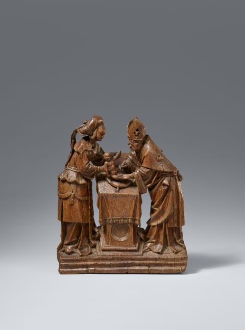 Southern Netherlands - A wood relief with the Circumcision of Christ, presumably Southern Netherlands, around 1530/1540