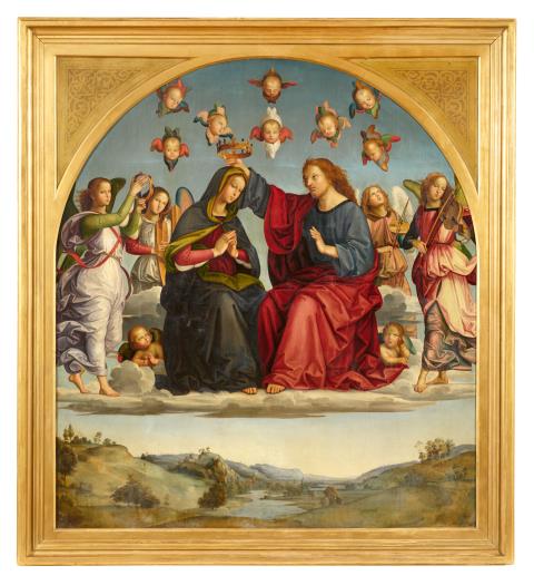 Andreas Johann Jakob Müller - The Coronation of the Virgin