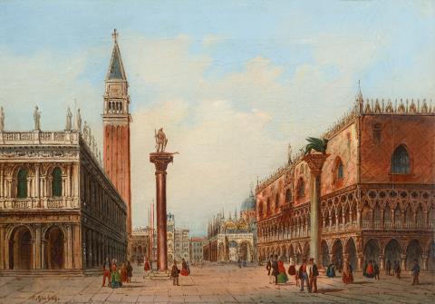 Carlo Grubacs - View of the Piazzetta San Marco