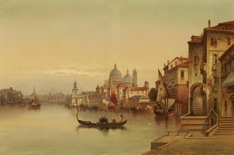 Karl Kaufmann - View of Venice with Santa Maria della Salute