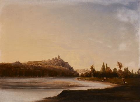 Nicolas Louis André Prévost - View of a City by a River