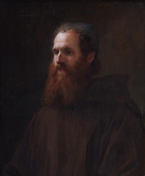 Ferdinand Schauss - Portrait of a Monk