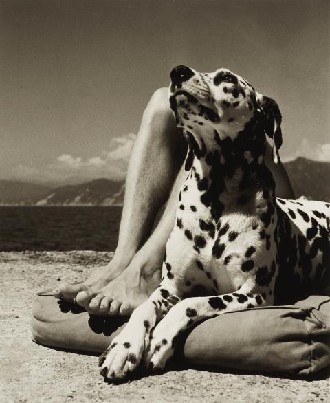 Herbert List - Master and Dog, Portofino