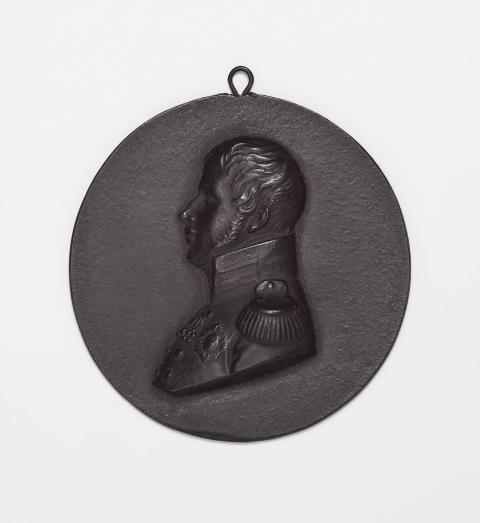 Leonhard Posch - A cast iron plaque with a portrait of King Frederick William III