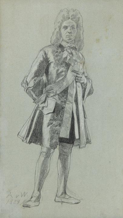 Anton von Werner - Costume Study for Count Kolb von Wartenberg