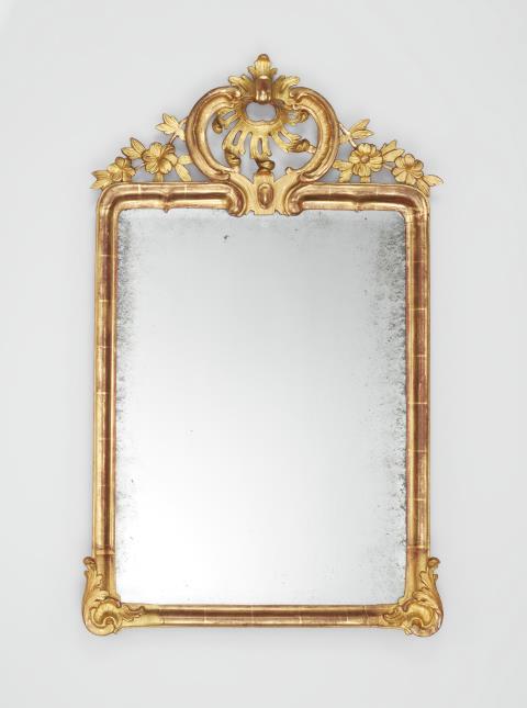 A Bern giltwood mirror
