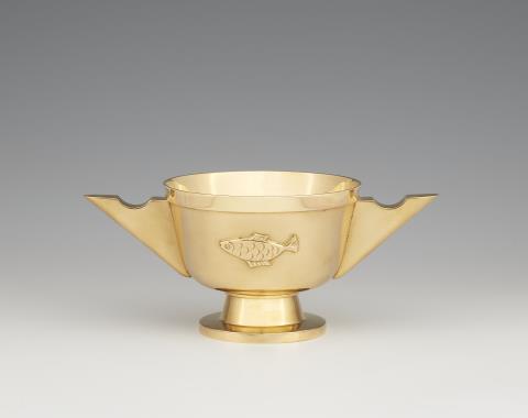 Wilhelm Nagel - A Cologne silver gilt ciborium