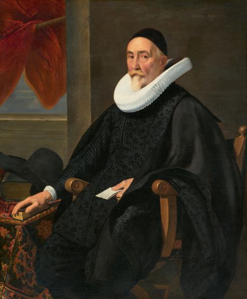 Jan Anthonisz. van Ravesteyn - Portrait of a 76 year old Preacher