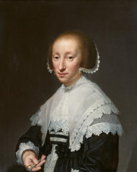 Jan Anthonisz. van Ravesteyn - Portrait of a Lady of the De Pinto Family