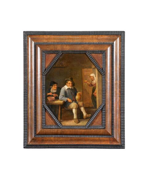 David Teniers d. J. - Ein Mann und eine Frau in einer Herberge