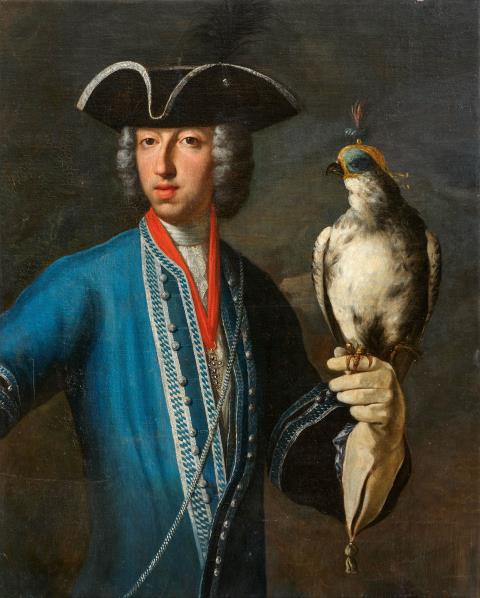Franz Joseph Winter - Prince Elector Clemens August of Cologne as a Falconer