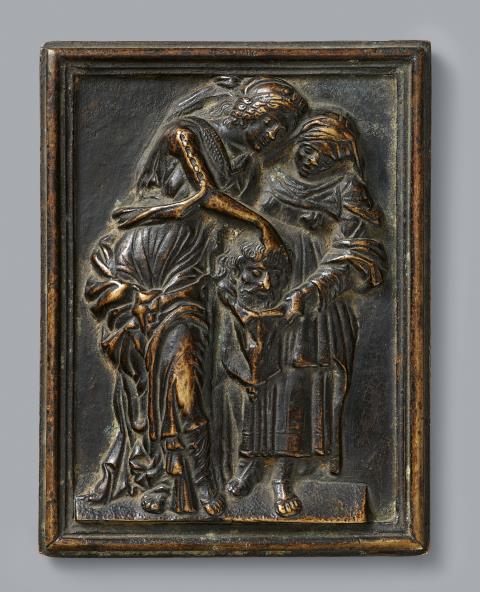 Andrea Riccio - Cast bronze relief of Judith with the Head of Holofernes by Andrea Riccio