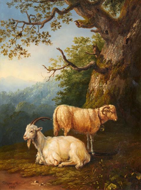 Jacob Philipp Hackert - Ziege und Schaf