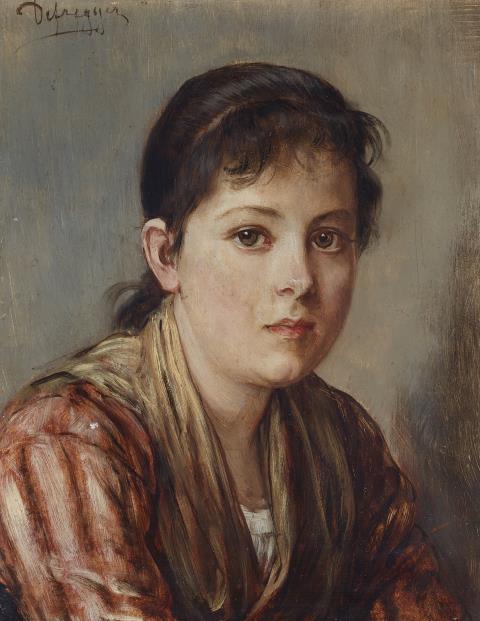 Franz von Defregger - Bildnis einer jungen Frau