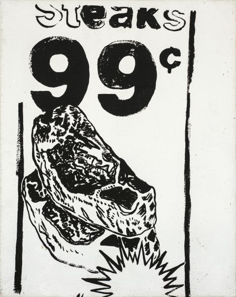 Andy Warhol - Steaks 99 c