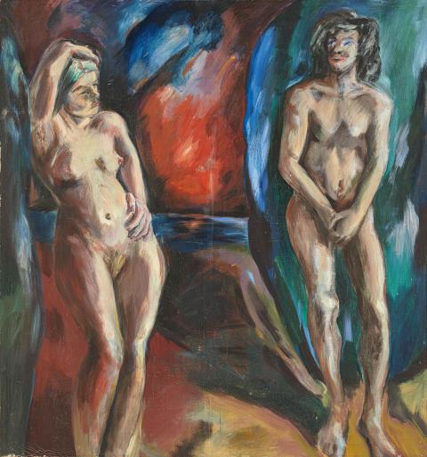 Rainer Fetting - Adam und Eva