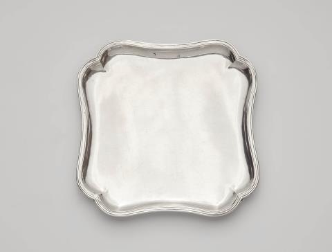 Johann Conrad Lotter - An Augsburg silver tray