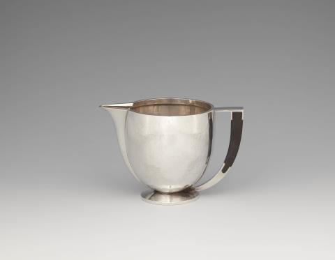 Karl Gustav Hansen - An Art Deco silver jug