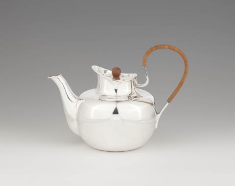 Anton Michelsen - A Mid-Century Copenhagen silver teapot