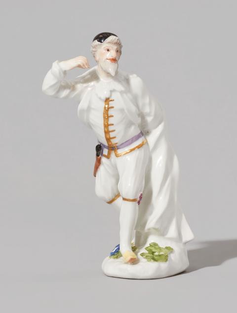 A Meissen porcelain figure of Pantalone