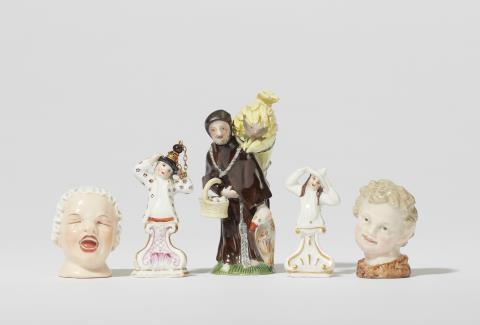  Vienna, Imperial Manufactory - Five items of figural porcelain