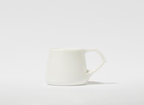  Meissen Royal Porcelain Manufactory - A white Meissen porcelain mocca cup