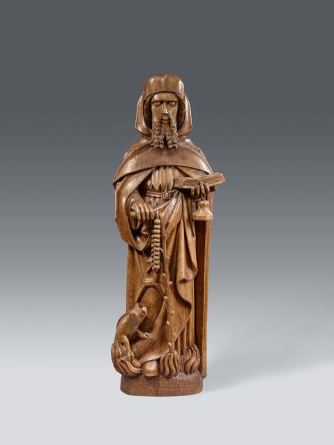 Maasland - A Maasland carved wood figure of St Anthony, first quarter 16th century