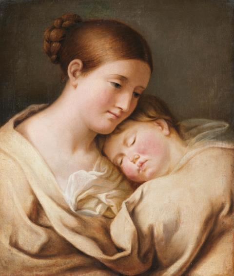 Johann Heinrich Wilhelm Tischbein - Mother with Sleeping Child