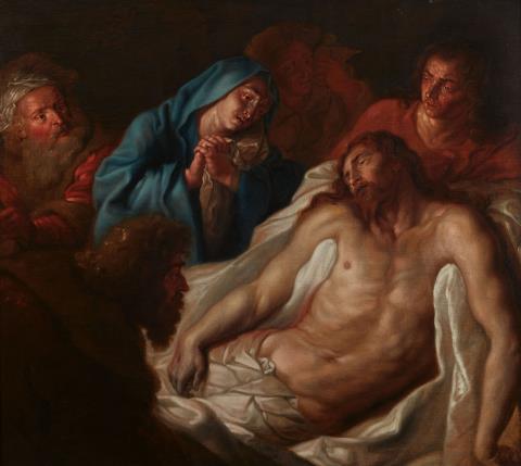 Jan van den Hoecke - Die Grablegung Christi