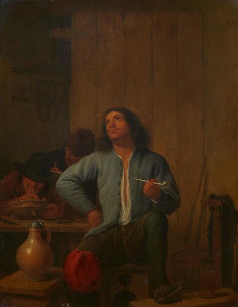Hendrick Martensz Sorgh - Peasants Smoking