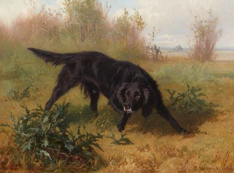 Conradyn Cunaeus - Hunting Dog and Hare