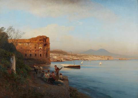 Albert Flamm - View of the Bay of Naples