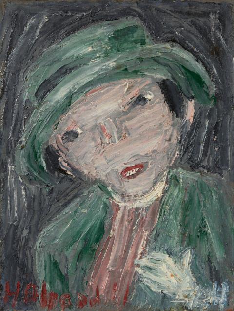 Holmead (Clifford Holmead Philipps) - Femme en vert